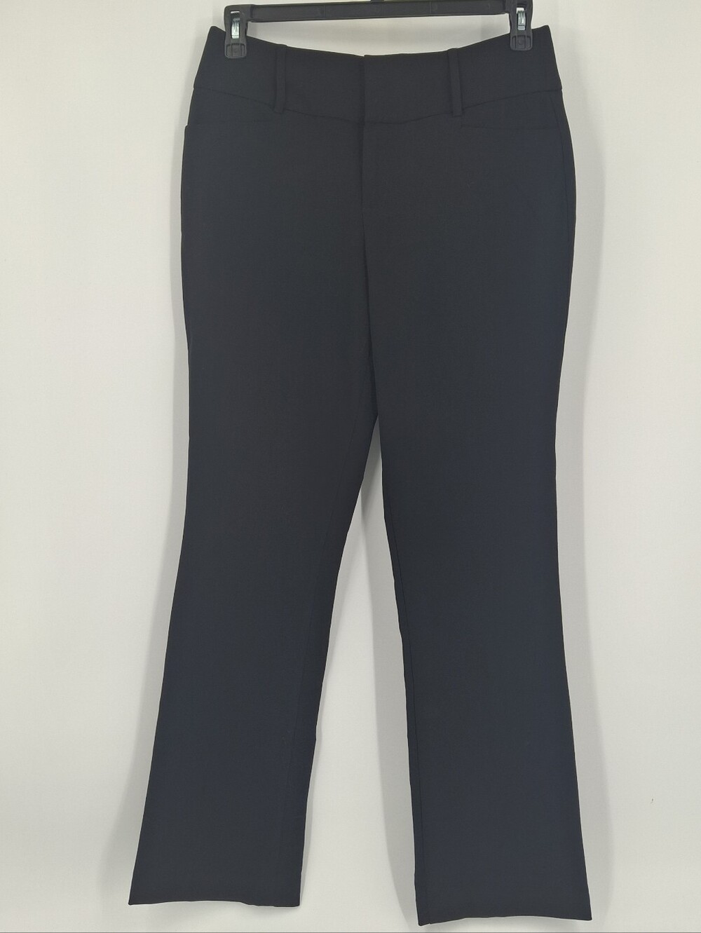 Nine West Women's Black Mid-Rise Bootcut Dress Pants Size 4
